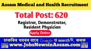 Assam Medical and Health Recruitment 2025